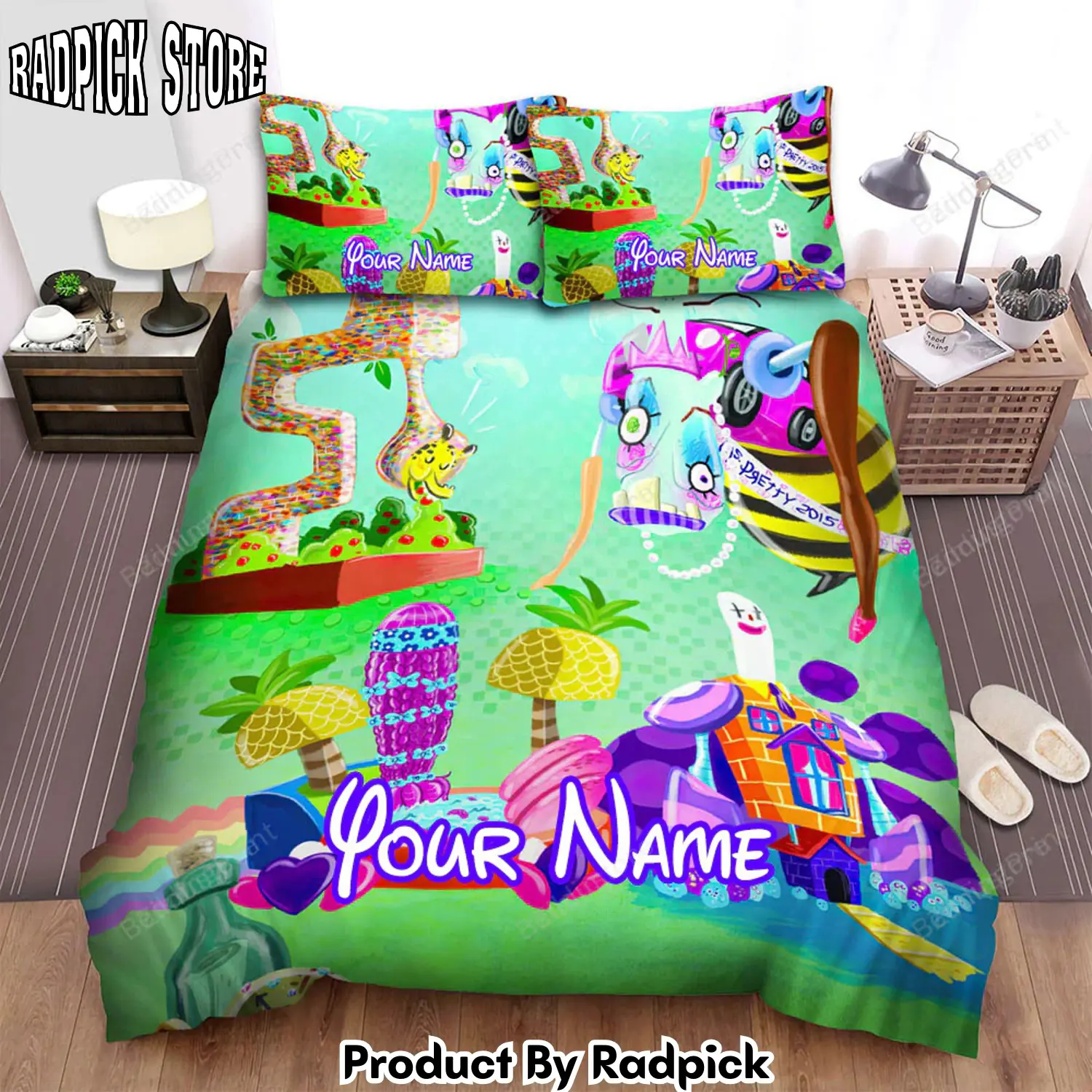 Radpick the lego movie 2 the second part 28201929 movie illustration 4 bed sheets duvet cover personalized name bedding sets rp3271123